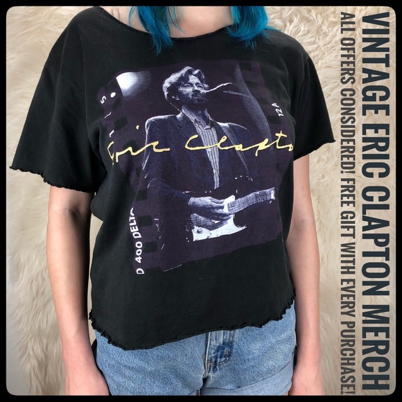 eric clapton t shirt vintage